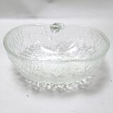 Apple salad bowl glass 70s