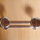 Porte manteau mural chromé 2 patères