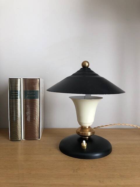 Art deco mushroom lamp