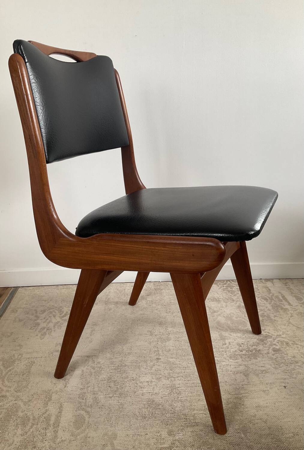 Scandinavian chair attributed to Louis Van Teeffelen from the 1960s