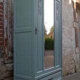 Armoire parisienne vert jade art déco