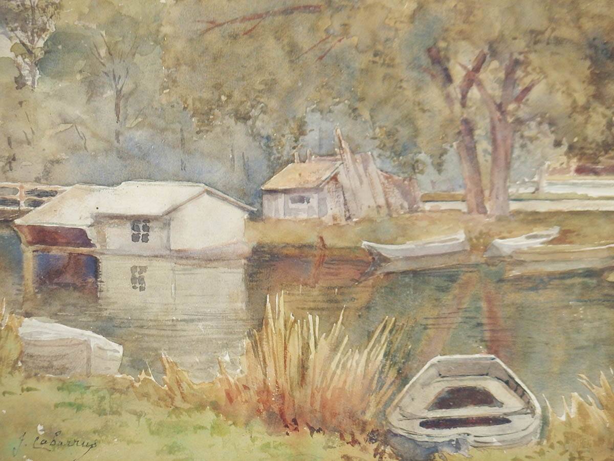 "Riverside" Watercolor by Jenika Cabarrus