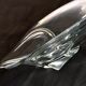 Long crystal fruit cup 1950 for thread or center table
