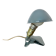Clamp mushroom lamp, new from old stock, aluminium, 1970s.