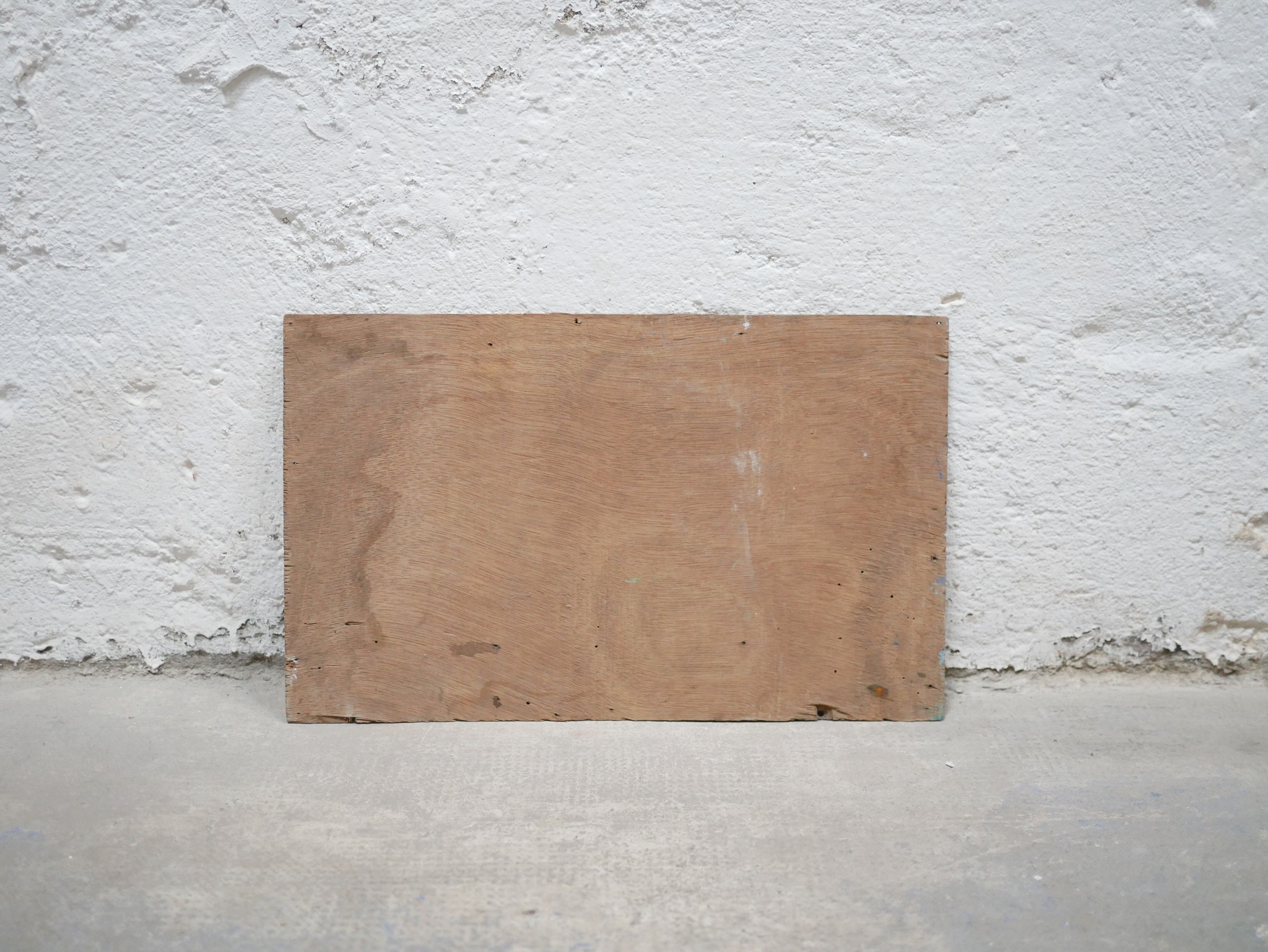 Old painting on print