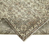 Tapis beige turc unique noué à la main 206 cm x 305 cm - 36612