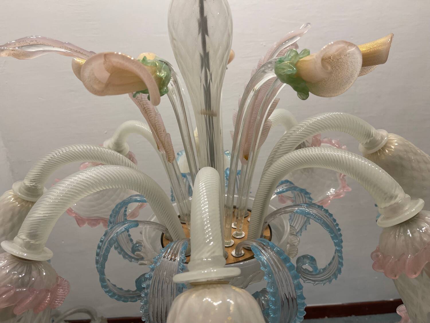 Large Venetian Murano Glass Chandelier 1960’s