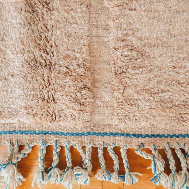 Tapis bérbere en laine fait main traditionnelle 250cmx150cm