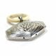 Solid silver rattle