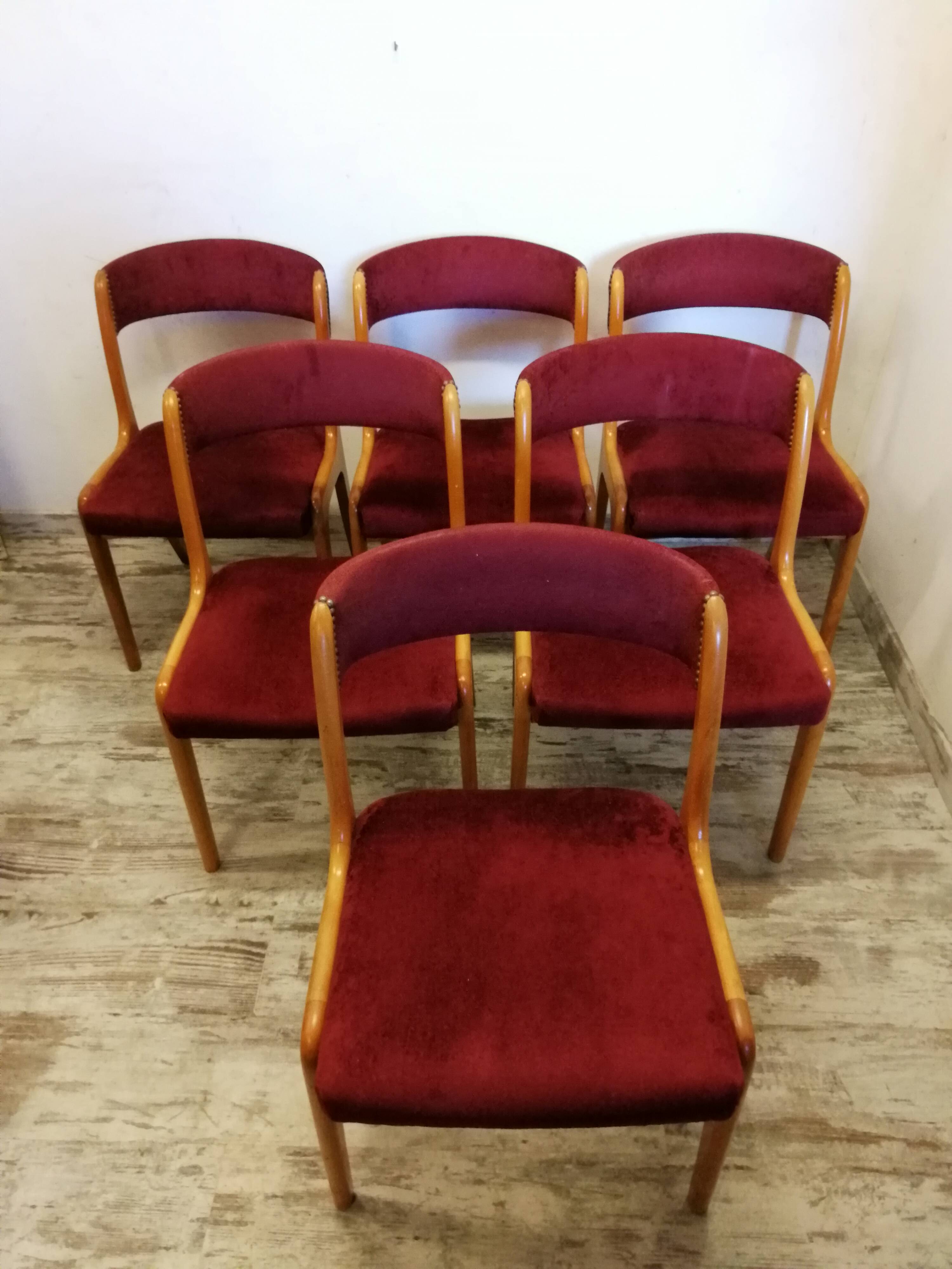 6 Baumann gondola model chairs