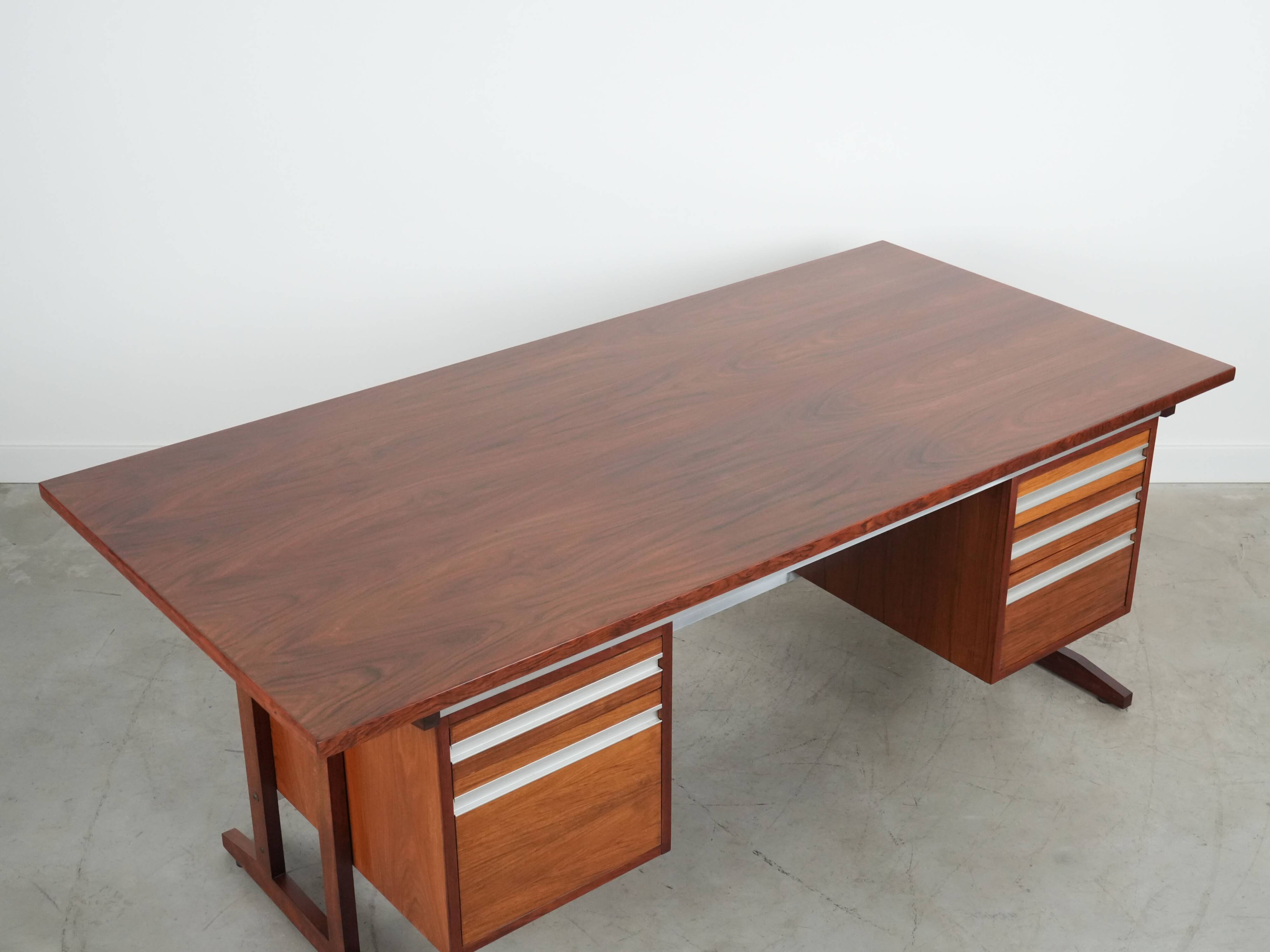 Rosewood desk, Danish design, 1970s, production: Denmark