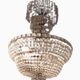 List in crystal and bronze of the 20s, balloon crystal chandelier