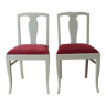 Paire de chaises vintage.