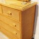 Dresser and its rattan mirror, 1960s