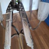 Lustre art déco signé Degué 1930 4 branches