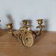 Paire d'appliques en bronze doré
