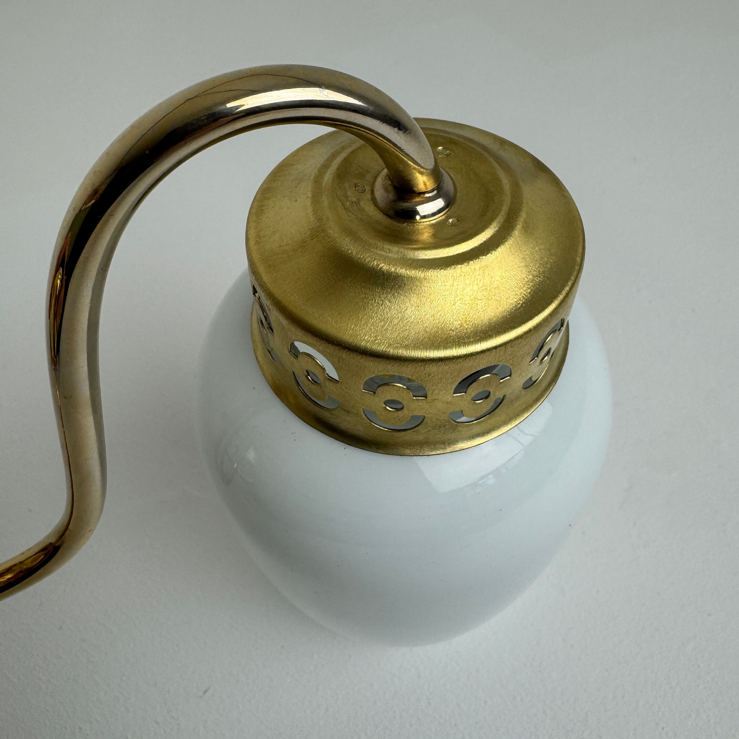 LOT 3 VINTAGE OPALINE WALL LIGHTS