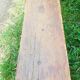 lot of 10 '30s bistro benches in pretty pattine fir