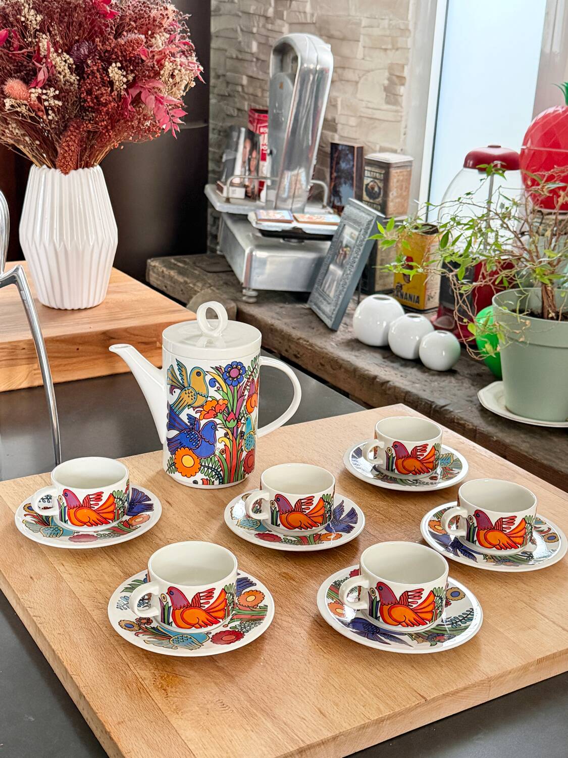 Service à café Villeroy & Boch Acapulco vintage