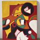 Modern abstract, oil on canvas.