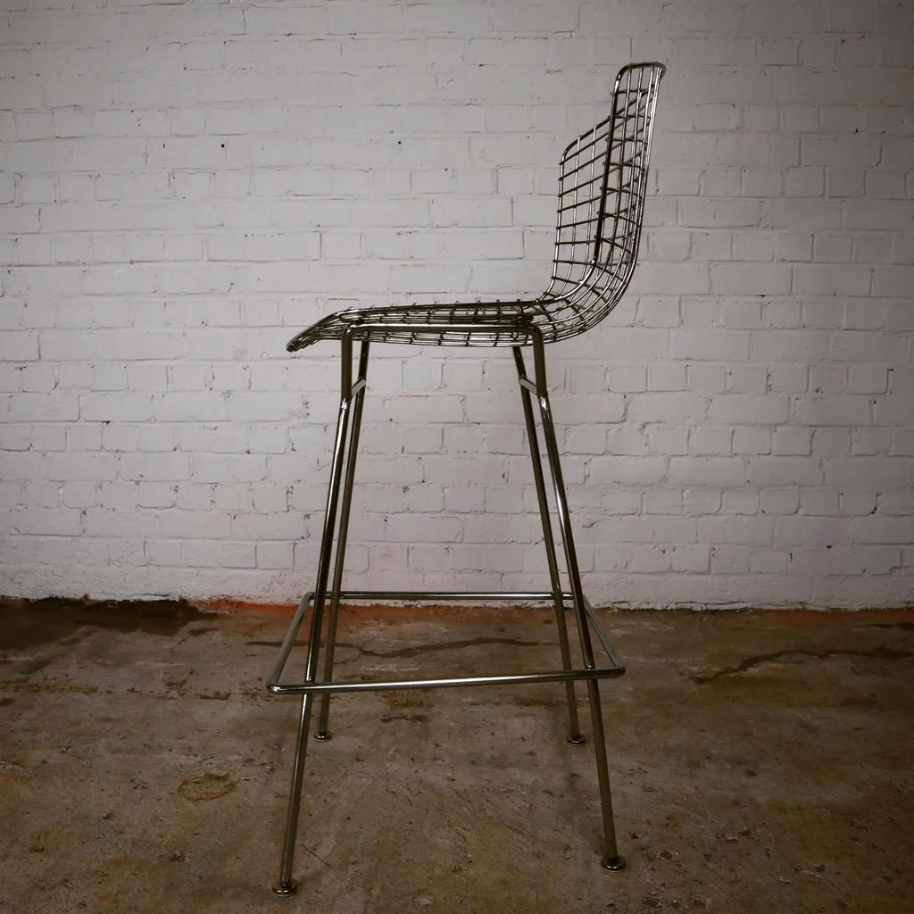 Vintage Harry Bertoia bar stool