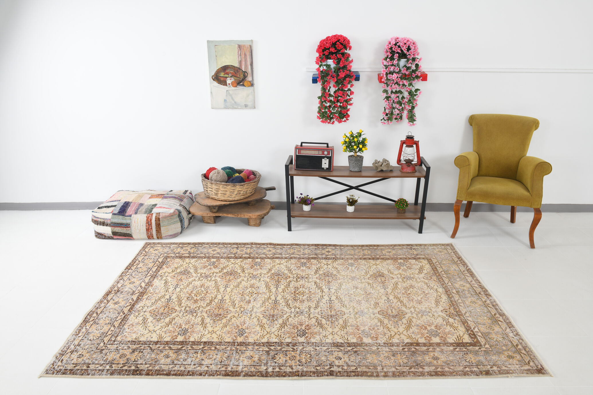 Tapis Floral 254x159Cm