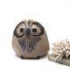Mexican ceramic owl, sculpture from Mexico, 1970s.