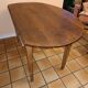 Table a abattants ovale ,milieu 19eme en chêne