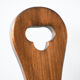 Chaise brutaliste en bois