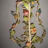 Painted metal chandelier Maison Firenze, Italy, 1970