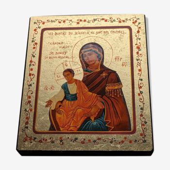 Golden Byzantine icon