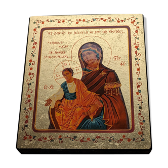 Golden Byzantine icon