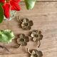 Set of 4 small vintage brass candlesticks/candle holders