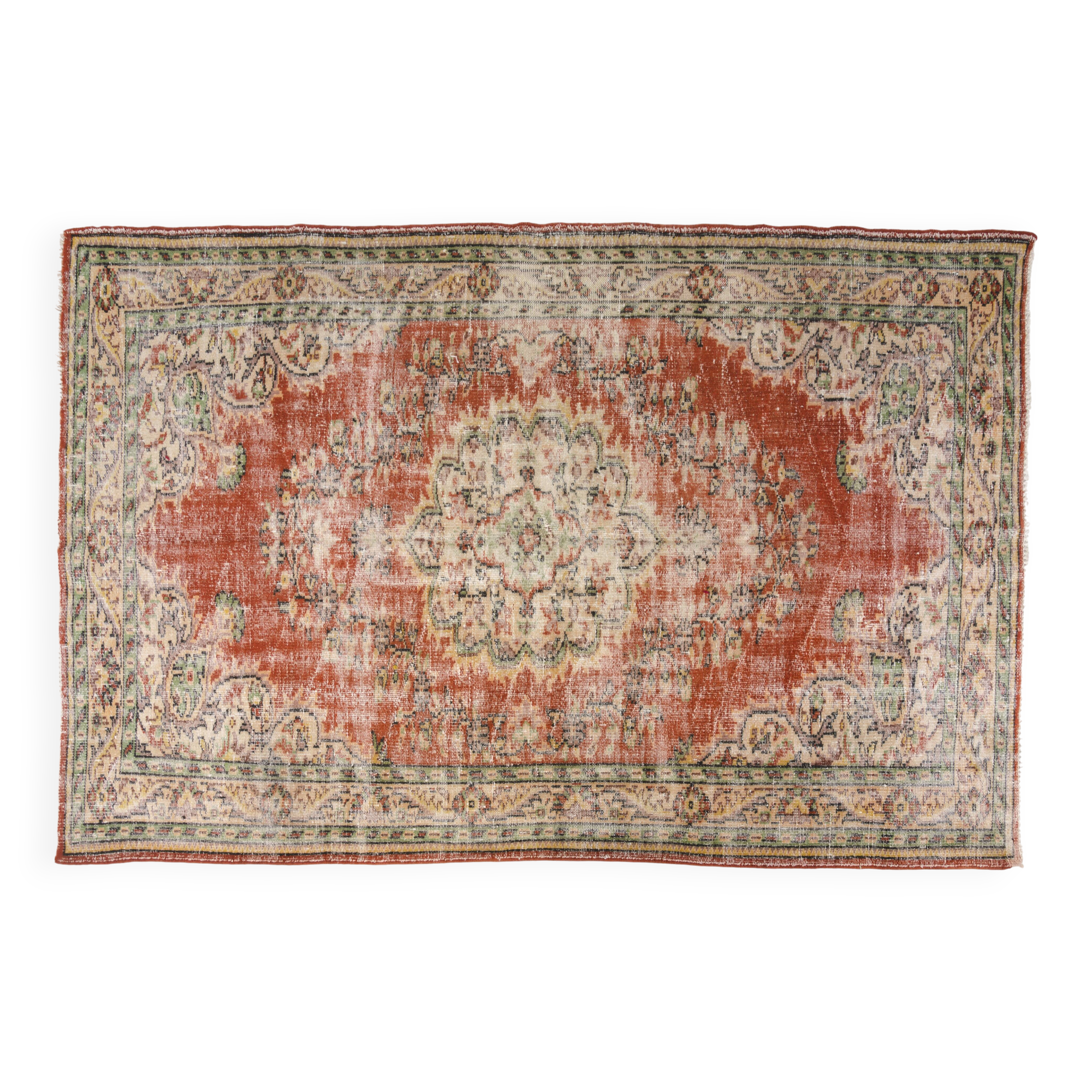 Vintage Anatolian Turkish Wool Rug