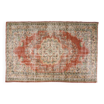 Tapis vintage en laine turque anatolienne