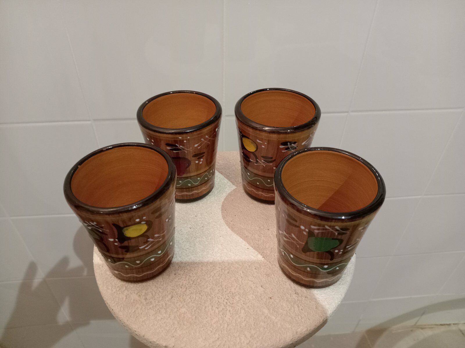 Deruta glasses, 1960s, set of 4