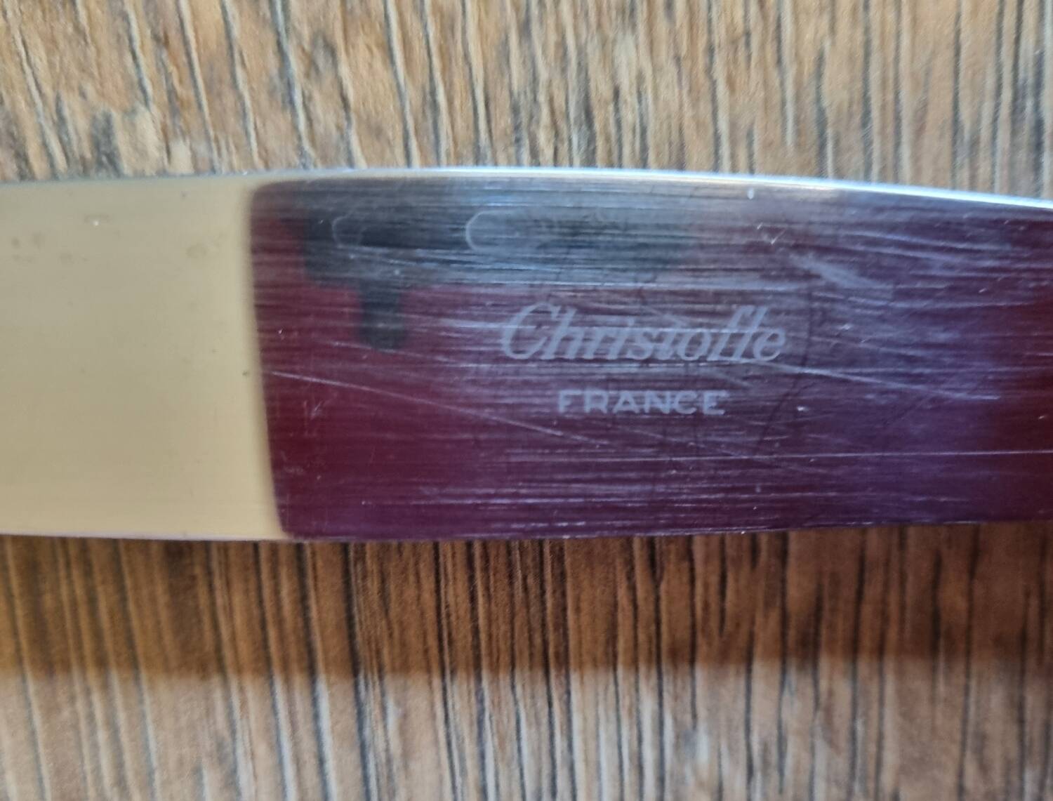 12 Christofle knives model Rubans