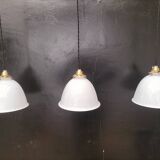 Opaline pendant lights