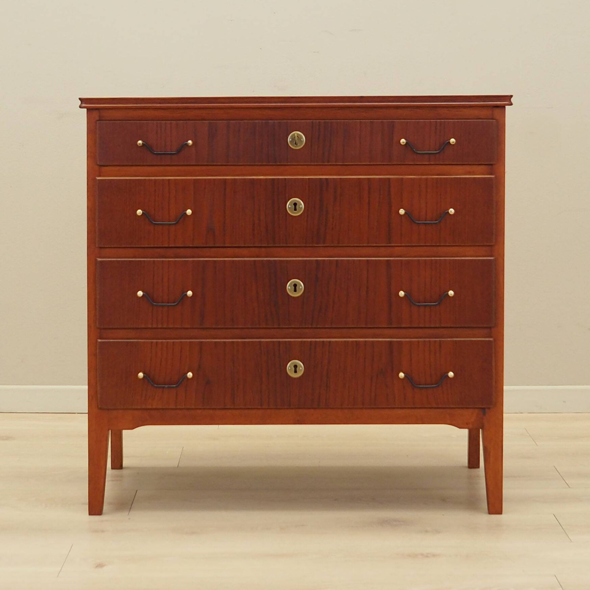 Teak chest of drawers, Danish design, 1970s, production: Denmark