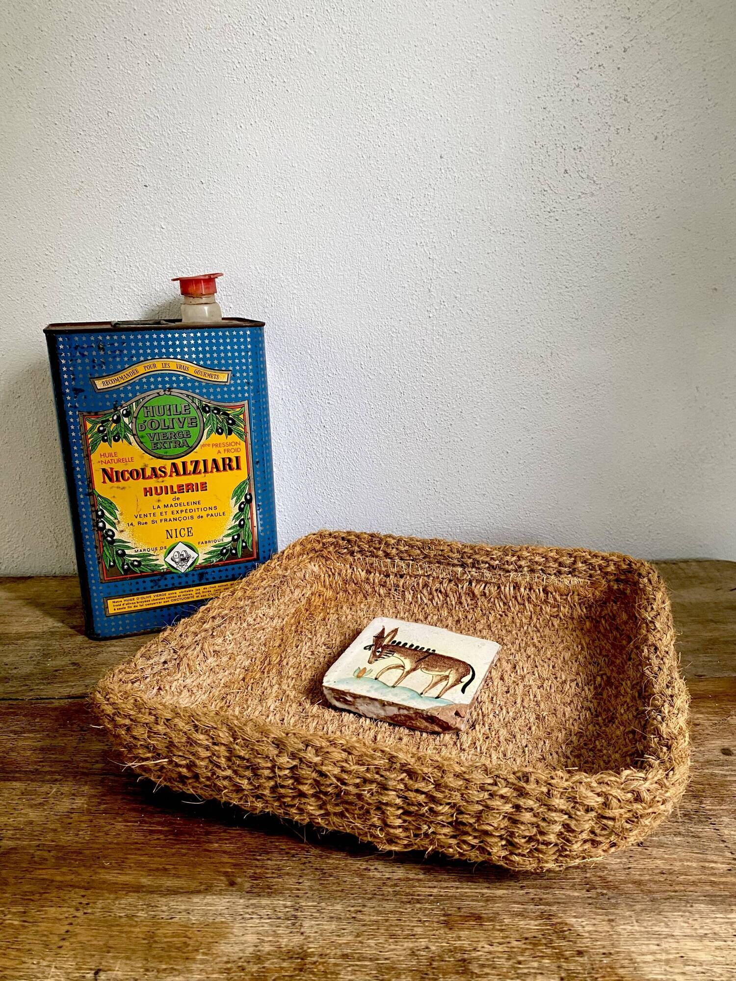 Panier provençal en fibre de coco