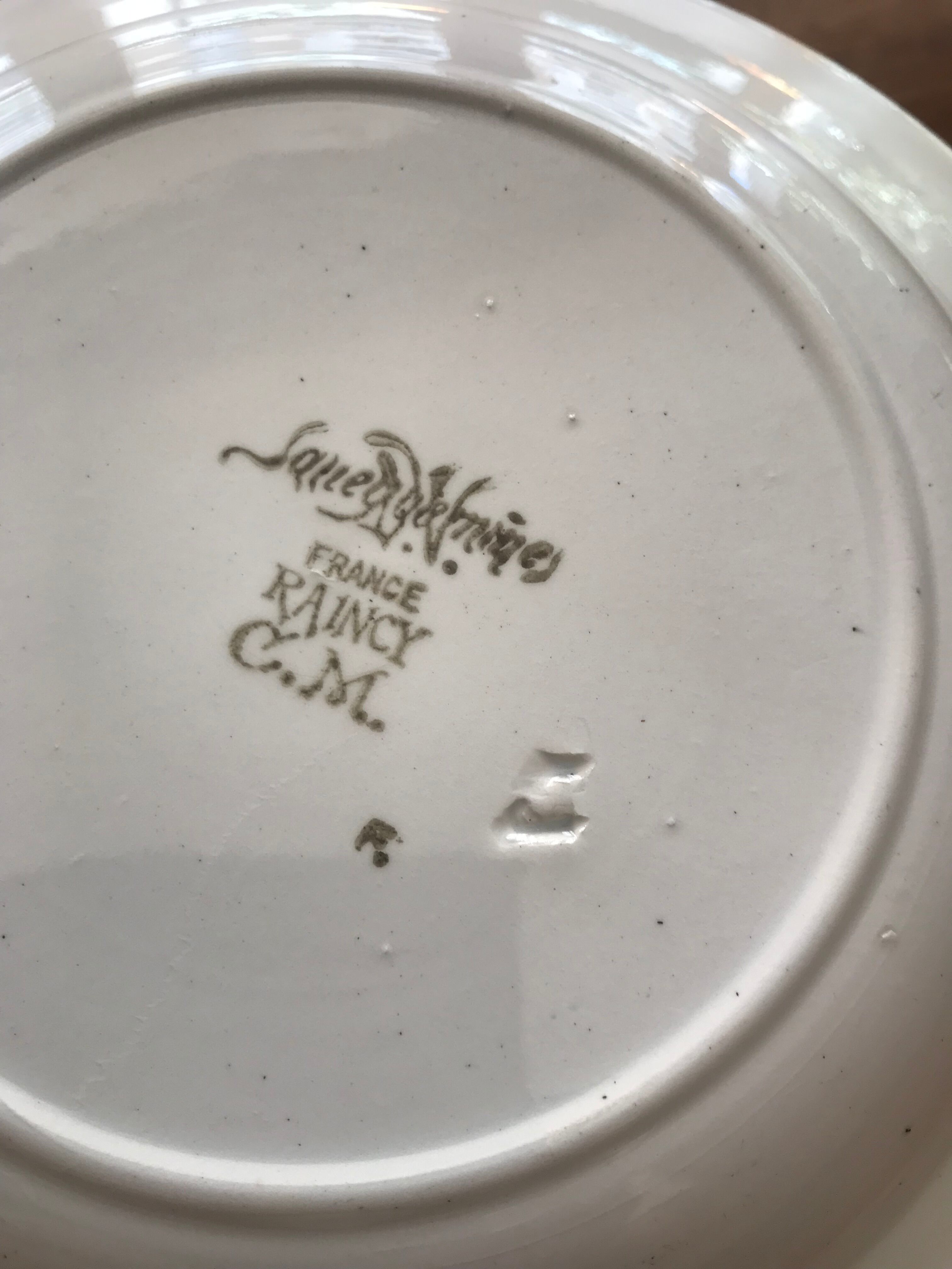 Art Deco flat plates