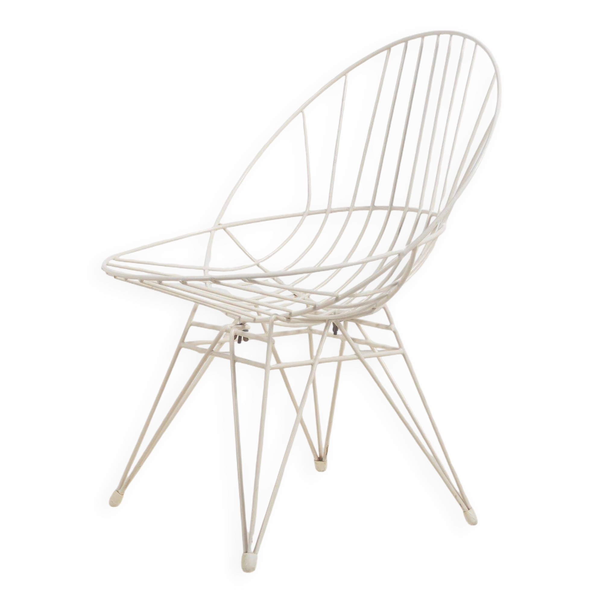 Chaise en fil Combex conçue par Cees Braakman pour Pastoe, années 1950