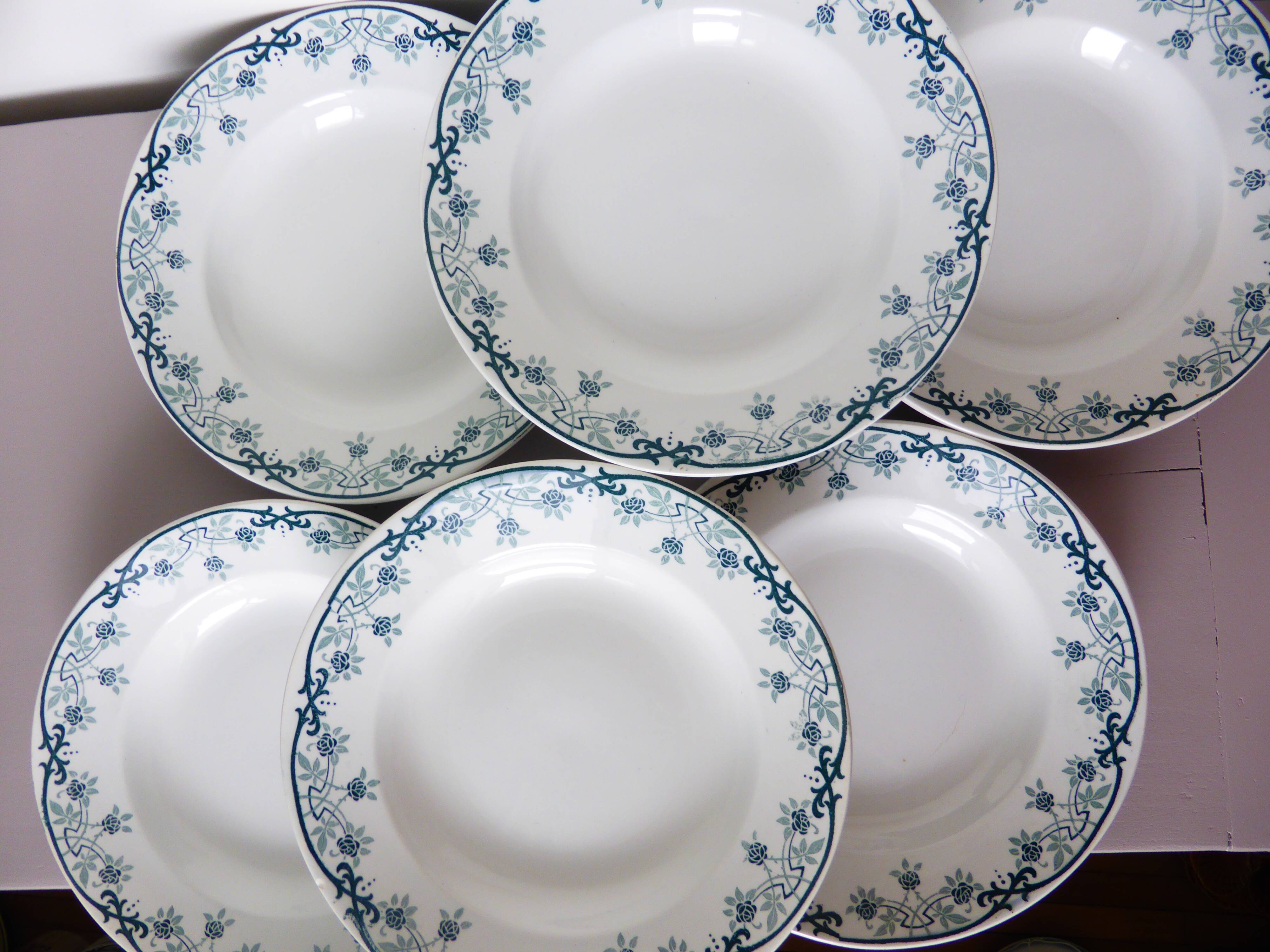 6 soup plates from St Amand and Hamage, Bleriot model 2008153