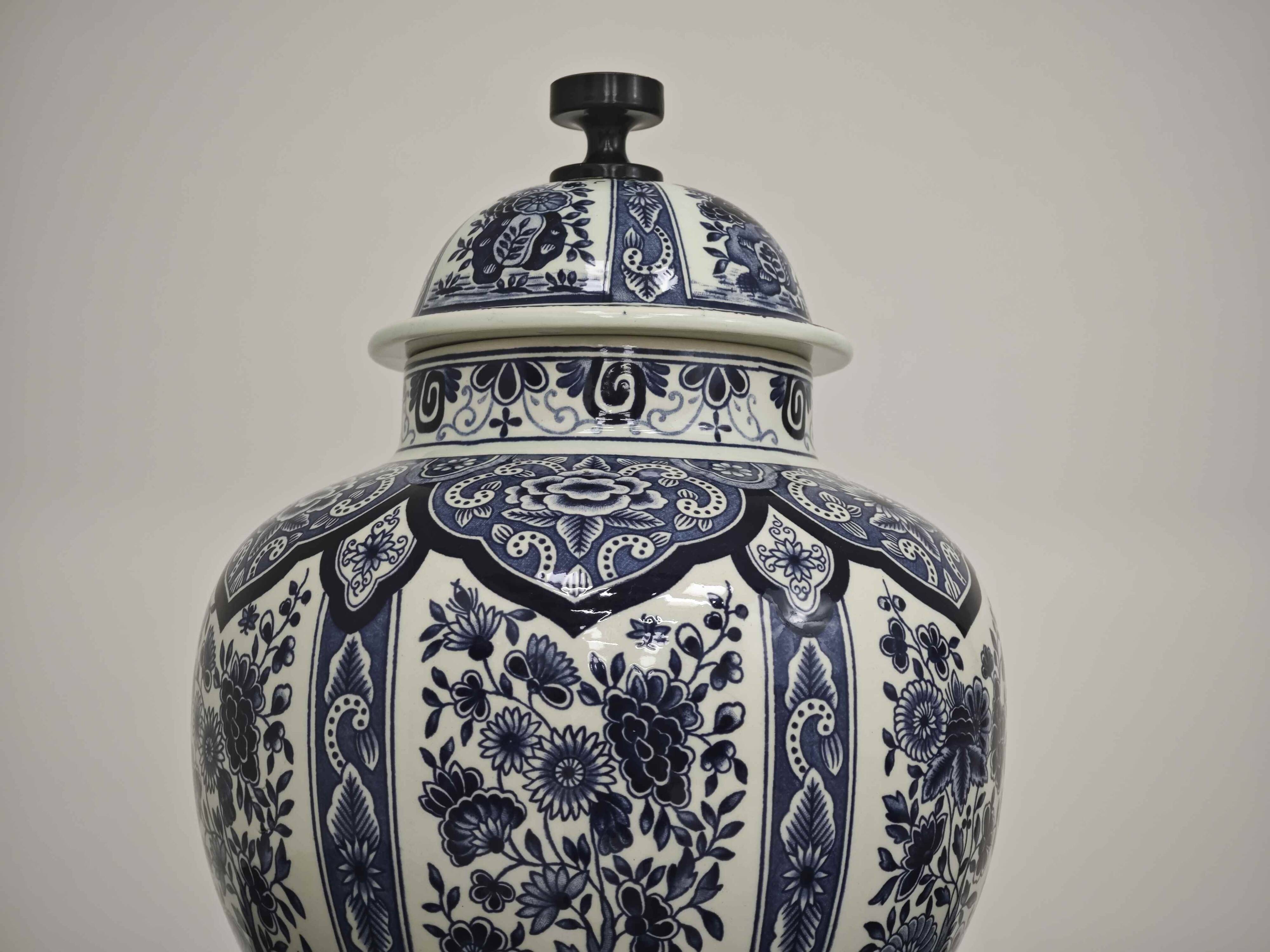 Delft Blue Porcelain Pot by Royal Sphinx by Bosch