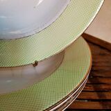 Set de 5 assiettes en faïence st Amand