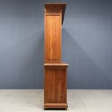 Armoire d'école en pin belge avec vitres nervurées