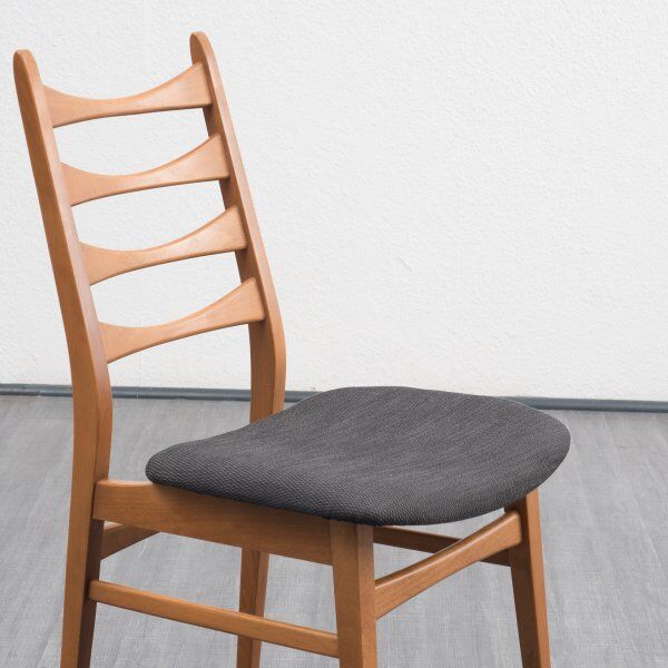 Set de chaises années 60 hêtre massif