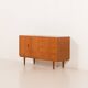 Buffet en teck attribué à Carlo Jensen pour Hundevad & Co., Danemark, années 1970.