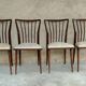 Suite de 4 chaises en bois par Maurizio Tempestini (It.) - mid.XXeme