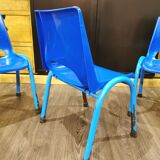 Set of 3 Kindergarten chair stamped RB